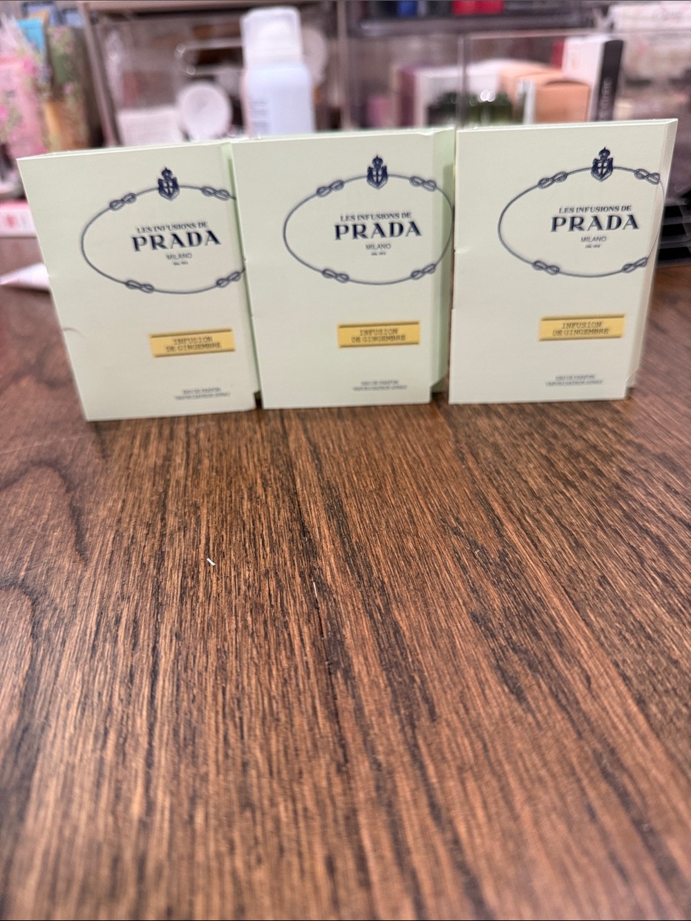 Bundle of 3 Prada Les Infusions samples